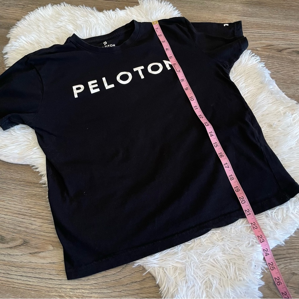 Peloton Century Club T-Shirt Black Logo Graphic Cotton Cycling Workout XS - Picture 4 of 8